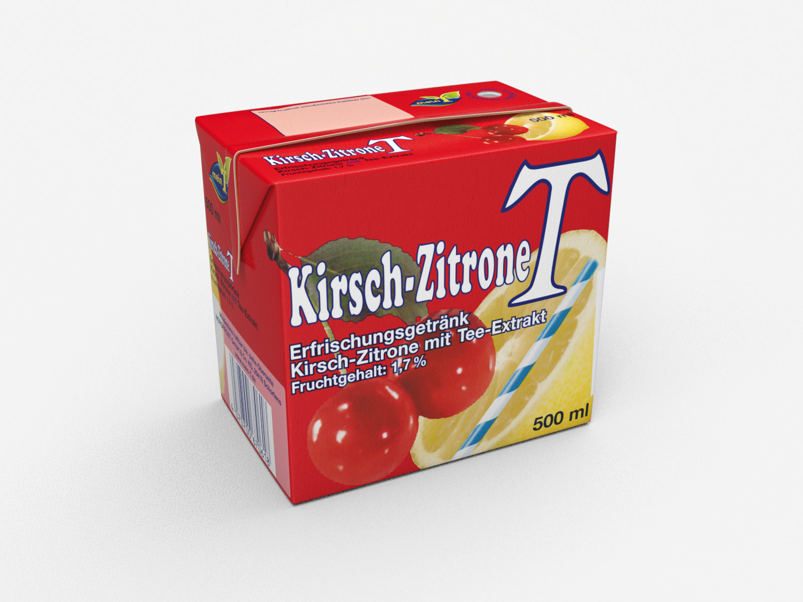 Kirsch-Zitronen Erfrischungsgetränk 500ml