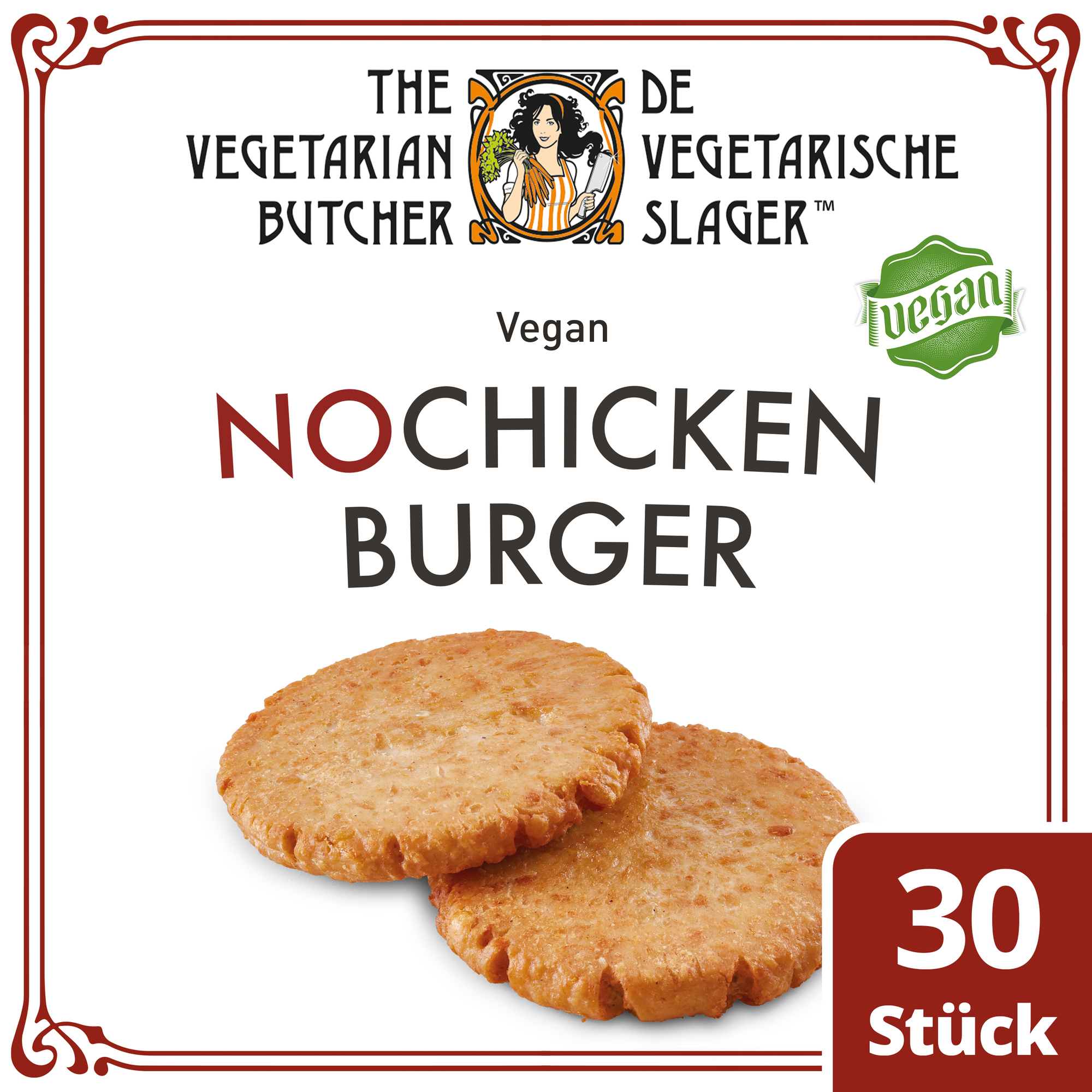 No Chicken Burger 80g